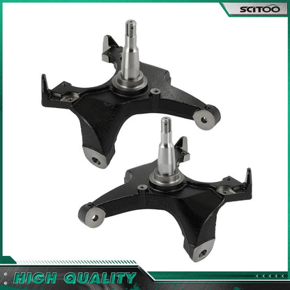 Front Axle Spindle Kit 2" Drop for Chevy GMC Yukon C1500 C2500 88-98
