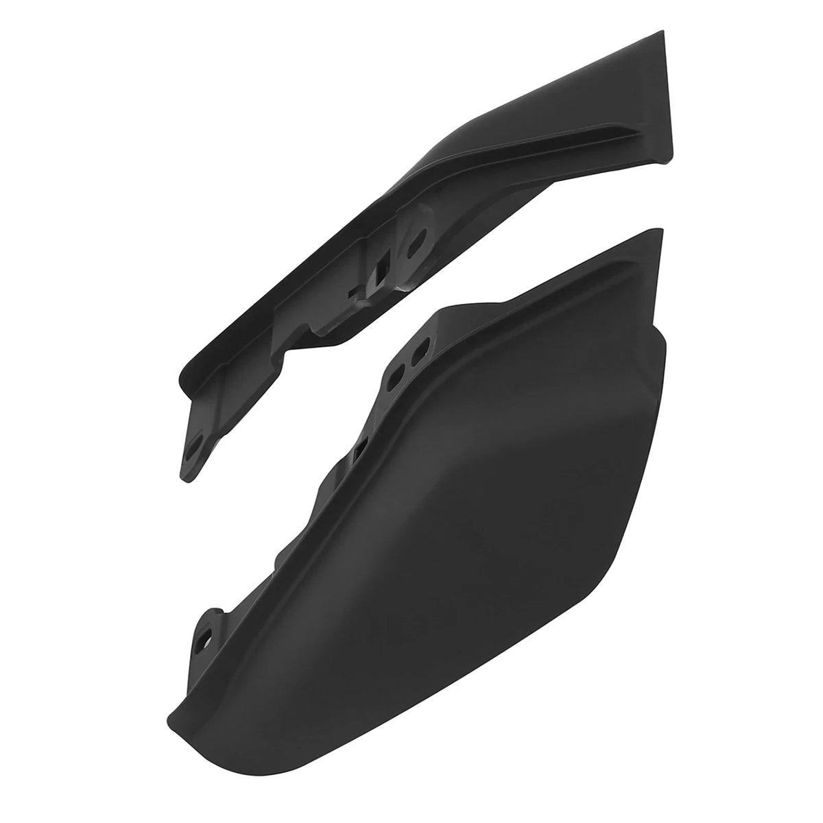 Matte Black Mid-Frame Deflectors for Touring Harley Davidson 2017-2023