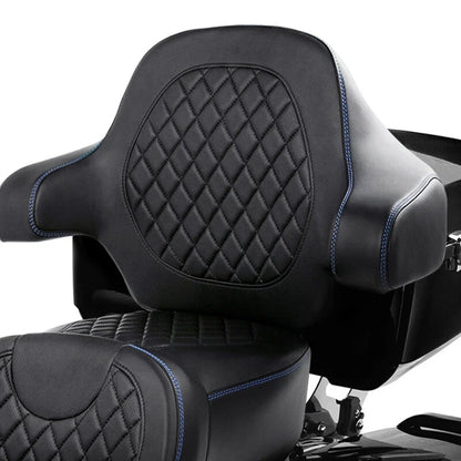Passenger Backrest Pad for Harley Touring Models 2014-2025