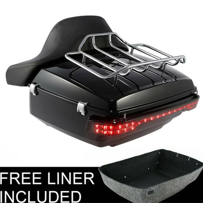 LED Trunk Pad Rack for Harley Touring Street Glide (2014–2026)