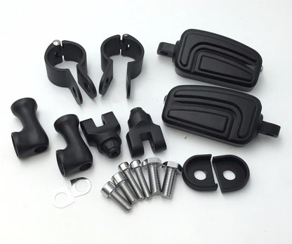 1.5" Black SA AirFlow Foot Peg for Harley Sportster 883 1200 (2004–2023)