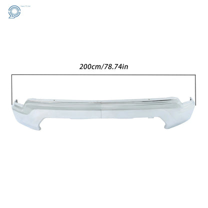 Chrome Steel Split Front Bumper for 2019–2021 GMC Sierra 1500
