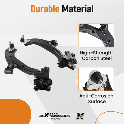 Front Control Arm and Tie Rods Set for Honda CR-V (2007-2011) - 8 Pieces