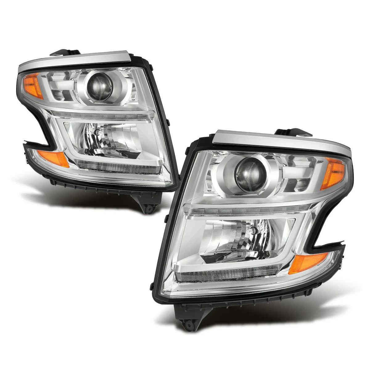 Projector Headlights with LED DRL for Chevy Suburban/Tahoe (2015–2020)