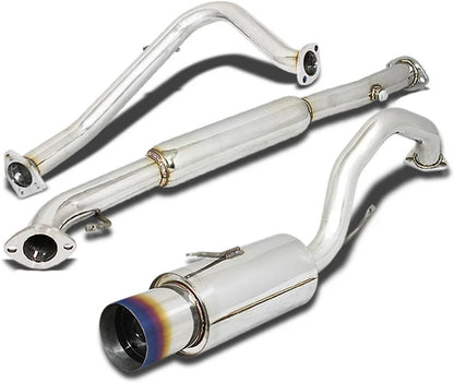 1995-1999 Eclipse Talon 4.5" Muffler Stainless Catback Exhaust System