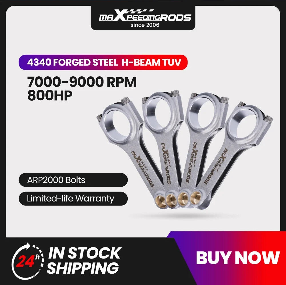 H-Beam Connecting Rods 5.108" 18mm for Corsa (Opel Vauxhall) 1993-2006