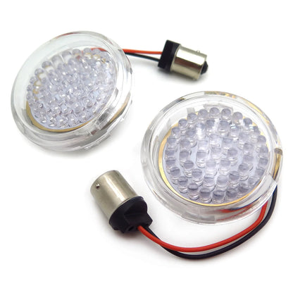 2X 1156 LED Bullet Front Turn Signal Kit for Harley