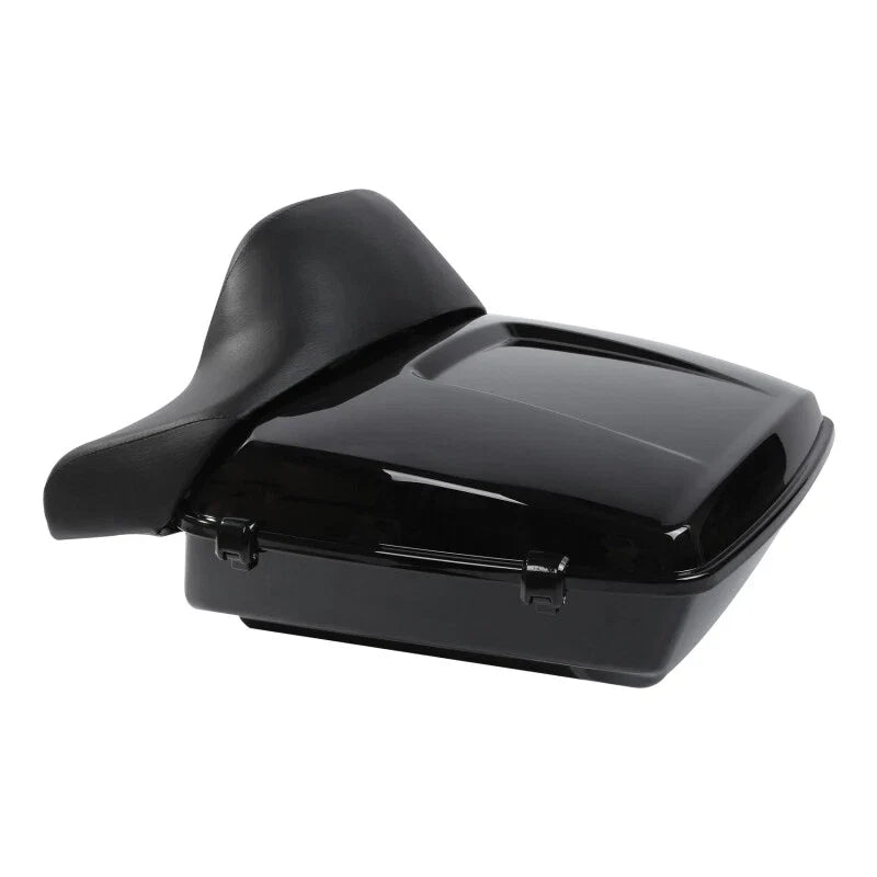 Chopped Trunk Backrest - Vivid Black for Harley Touring (2009–2013)