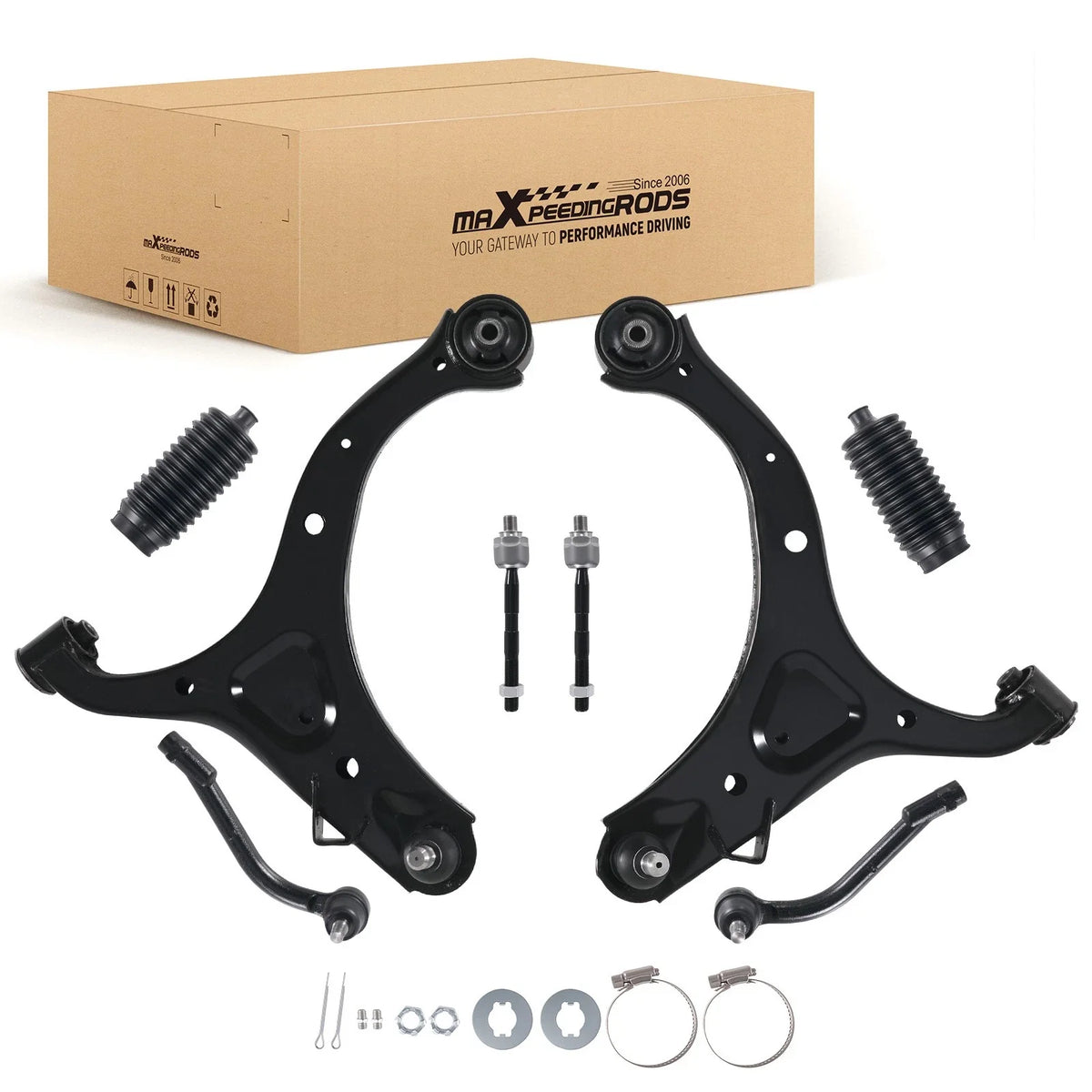 Front Tie Rod End Kit for Lower Control Arms - Hyundai Santa Fe 2007-2012