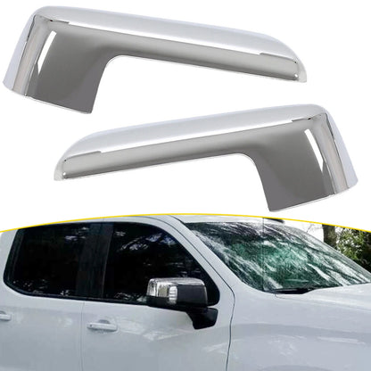 Mirror Cap Covers Set of 2 in Chrome for 2019-2024 Chevy Silverado 1500
