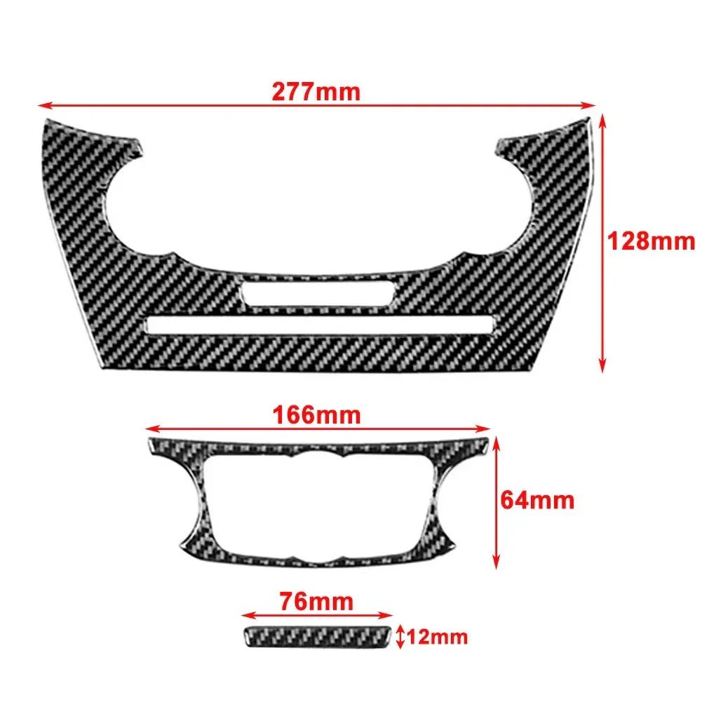Carbon Red AC Switch Button Panel Cover Trim for Dodge Journey 2011-2018