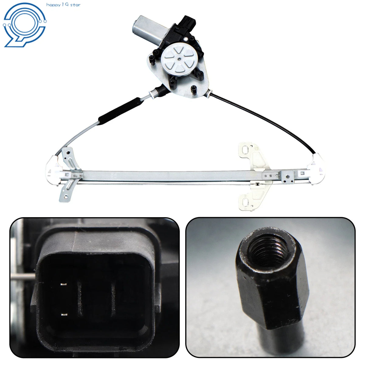 Rear Driver Power Window Regulator with Motor for Honda Accord (2003–2007)