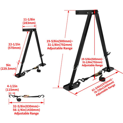 Hitch Mount Stabilizer for RV with 2" Receivers (Motorhomes, Trailers)