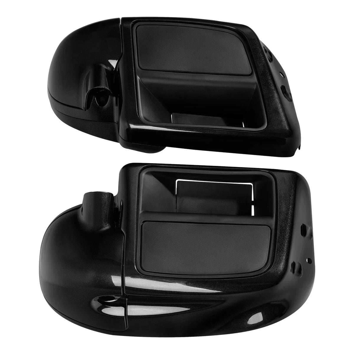 Vented Lower Fairings in Black Quartz for Harley Street Glide 2014-2025