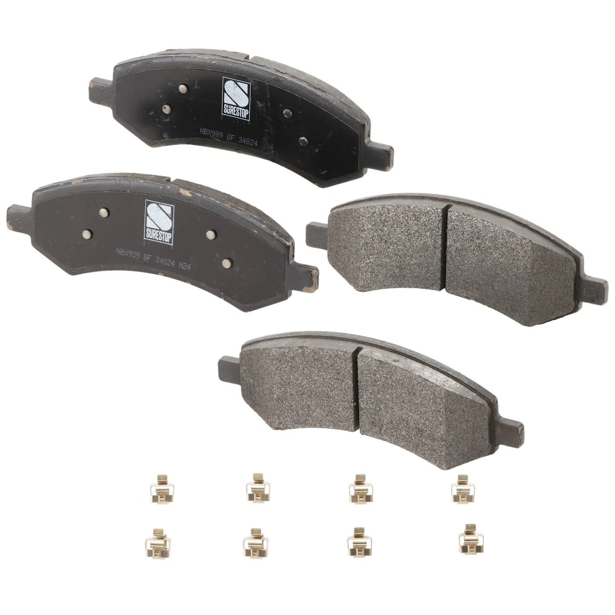 Front Brake Pad Set for Ram 1500 (2011–2018), Dakota (2004–2010), Raider