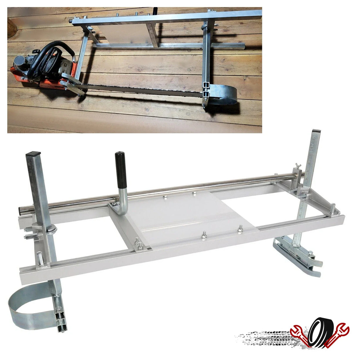 Chainsaw Mill for Portable Use (14"-36" Guide Bar)