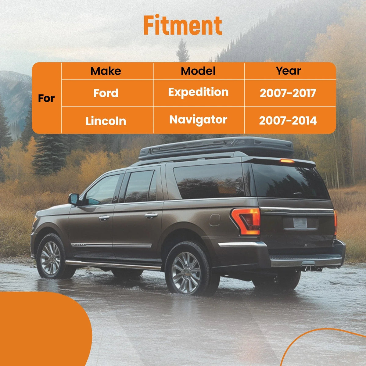 Driver Side Running Board Assembly for Lincoln Navigator (2007-2014)