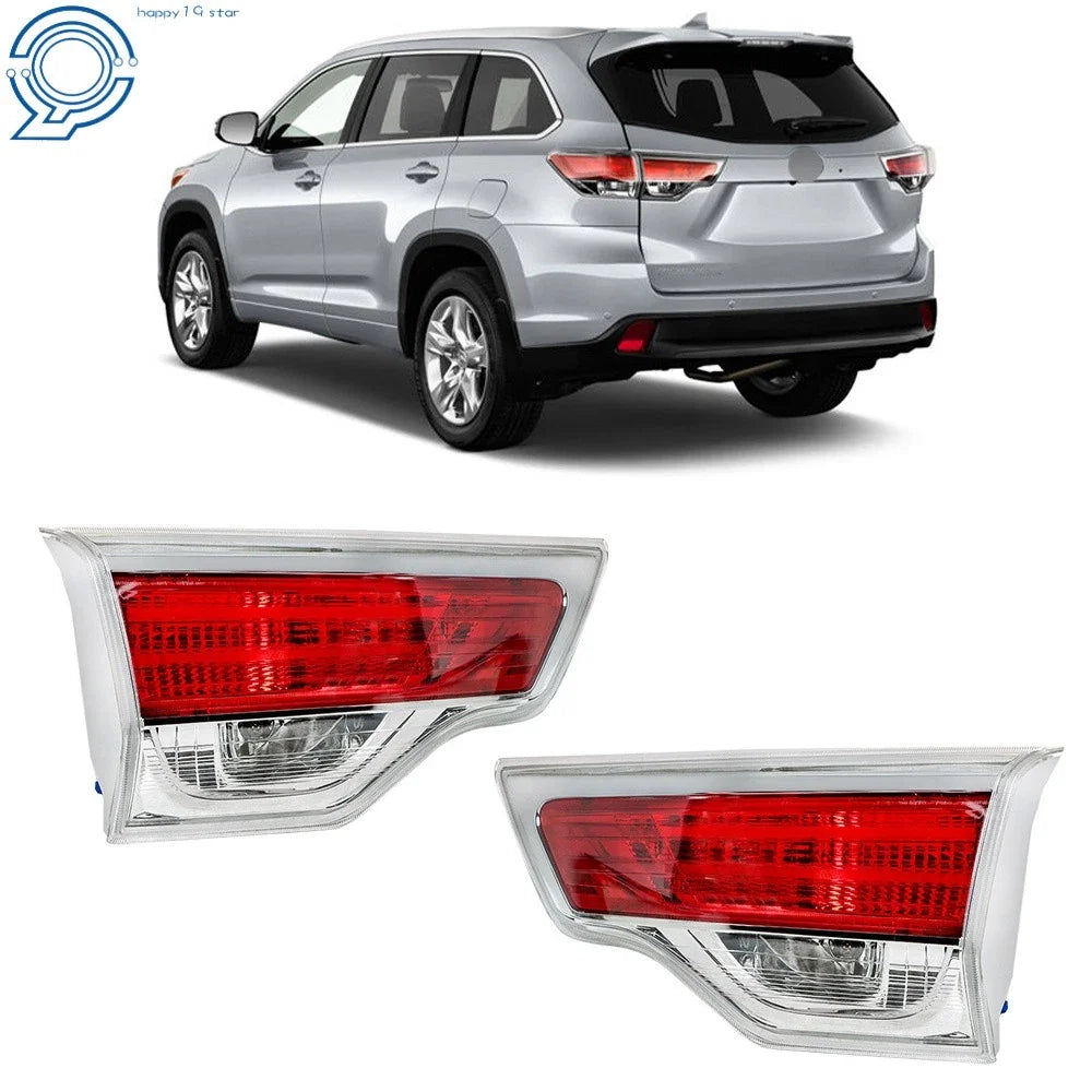 Pair Inner Tail Lights for Toyota Highlander (2014–2016)
