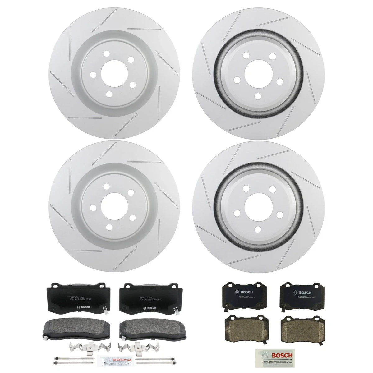 Bosch QuietCast Brake Rotor & Semi-Metallic Pad Kit for Dodge Charger (2006–2010)