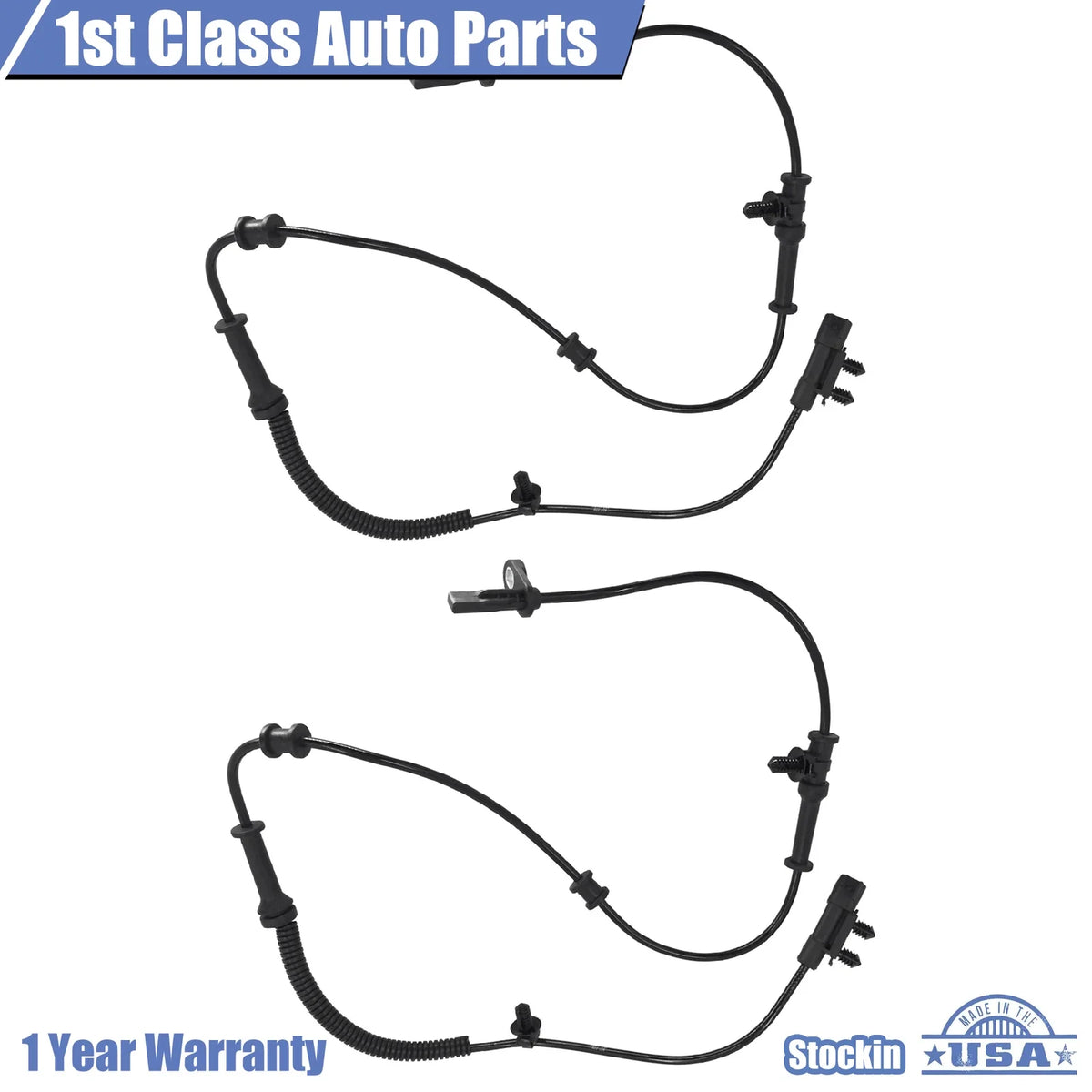 2X ABS Wheel Speed Sensor for Dodge Durango Grand Cherokee (2011–2015)