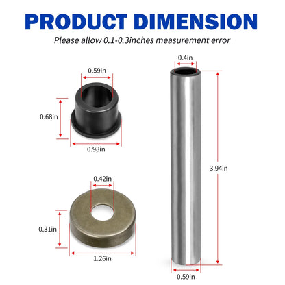 Top J-Arm Bearing Bushing Rebuild Kit for Yamaha Banshee 350 (1987–1990)
