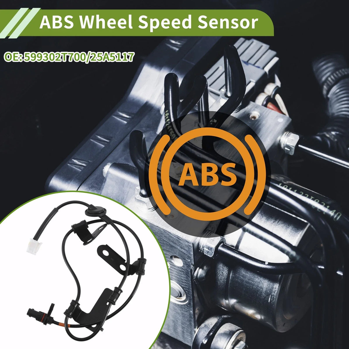ABS Wheel Speed Sensor No. 599302T700/25A5117 for Kia Optima (2013–2015)