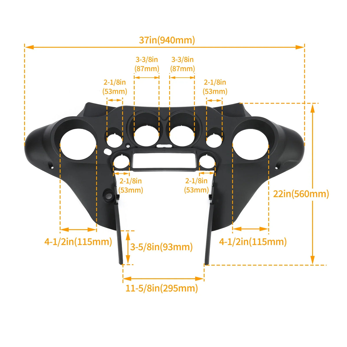 Batwing Inner Front Fairing for Harley Davidson Electra Glide (1996–2013)