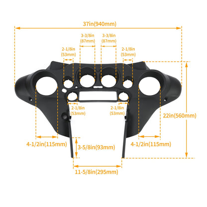 Batwing Inner Front Fairing for Harley Davidson Electra Glide (1996–2013)