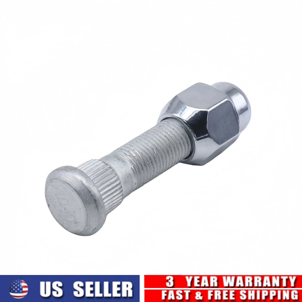 Set of 12 Wheel Lug Studs + Chrome Lug Nuts for Subaru Legacy Outback (2008–2019)