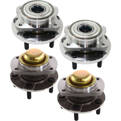 Wheel Hubs for Chrysler Town & Country (2004–2007) Front & Rear