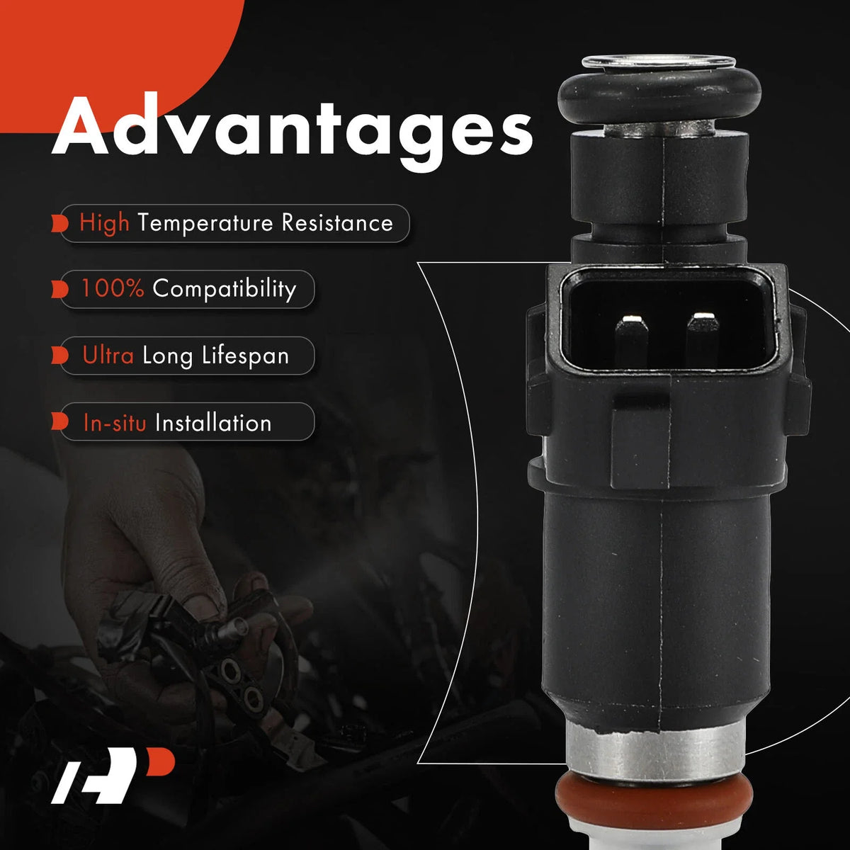 6 Fuel Injectors for Honda Pilot 3.5L (2012 to 2015)