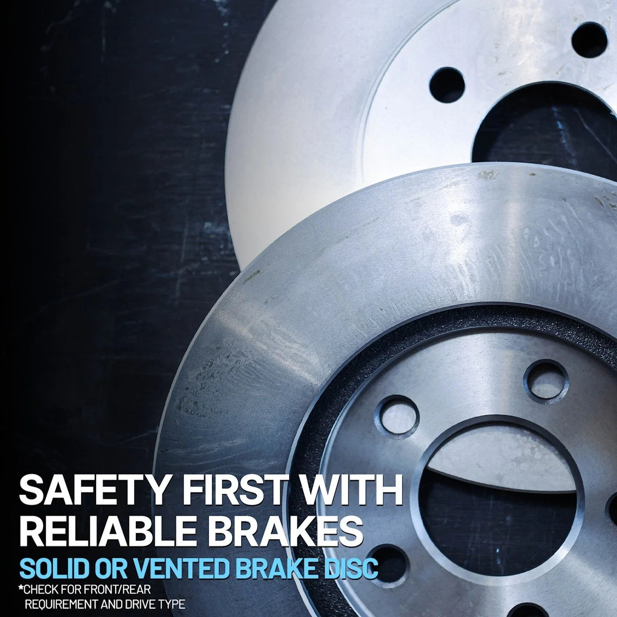 Brake Disc and Pad Kit (Front) for Ford F-150 2010-2017, Ceramic