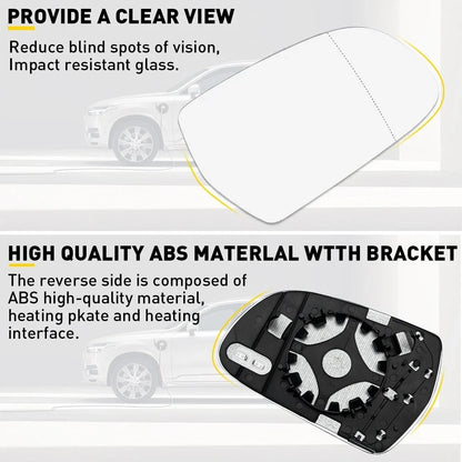 Heated Backing Mirror Glass for Audi A5 2010-2017 LH RH