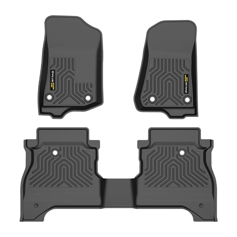 All Weather TPE Floor Mats for Jeep Gladiator (2020–2025)