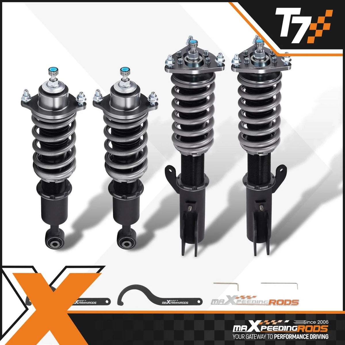 Coilover Struts Lowering Kit for Mitsubishi Lancer (2008–2016)