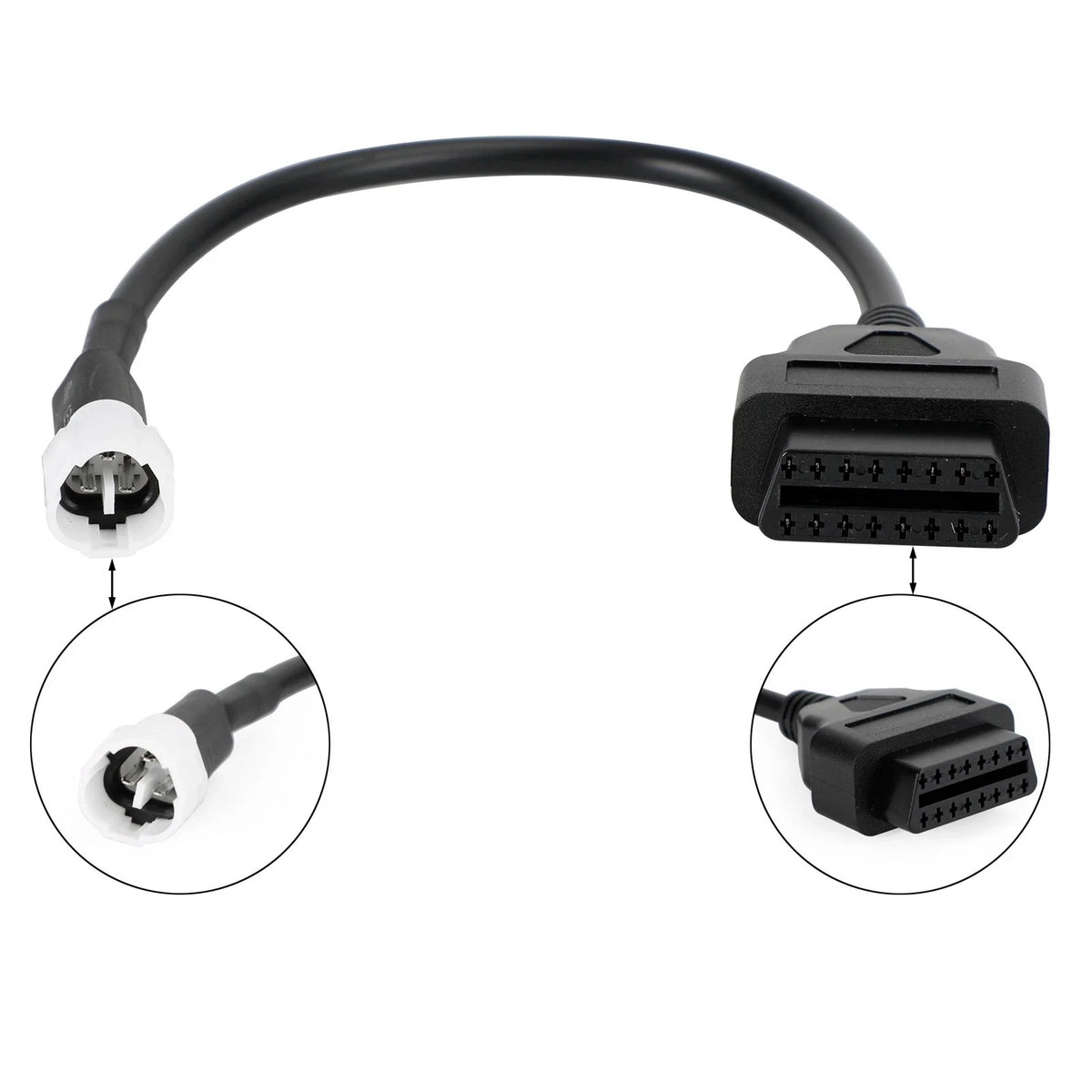 3 Pin to OBD2 Diagnostic Adapter Cable for Yamaha X-MAX (2017–2023)