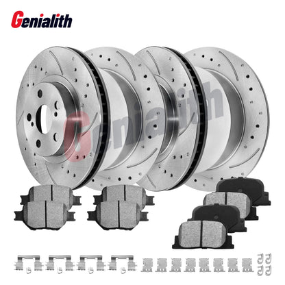 Disc Rotors and Brake Pads Set for Scion TC 2005-2010 Front & Rear