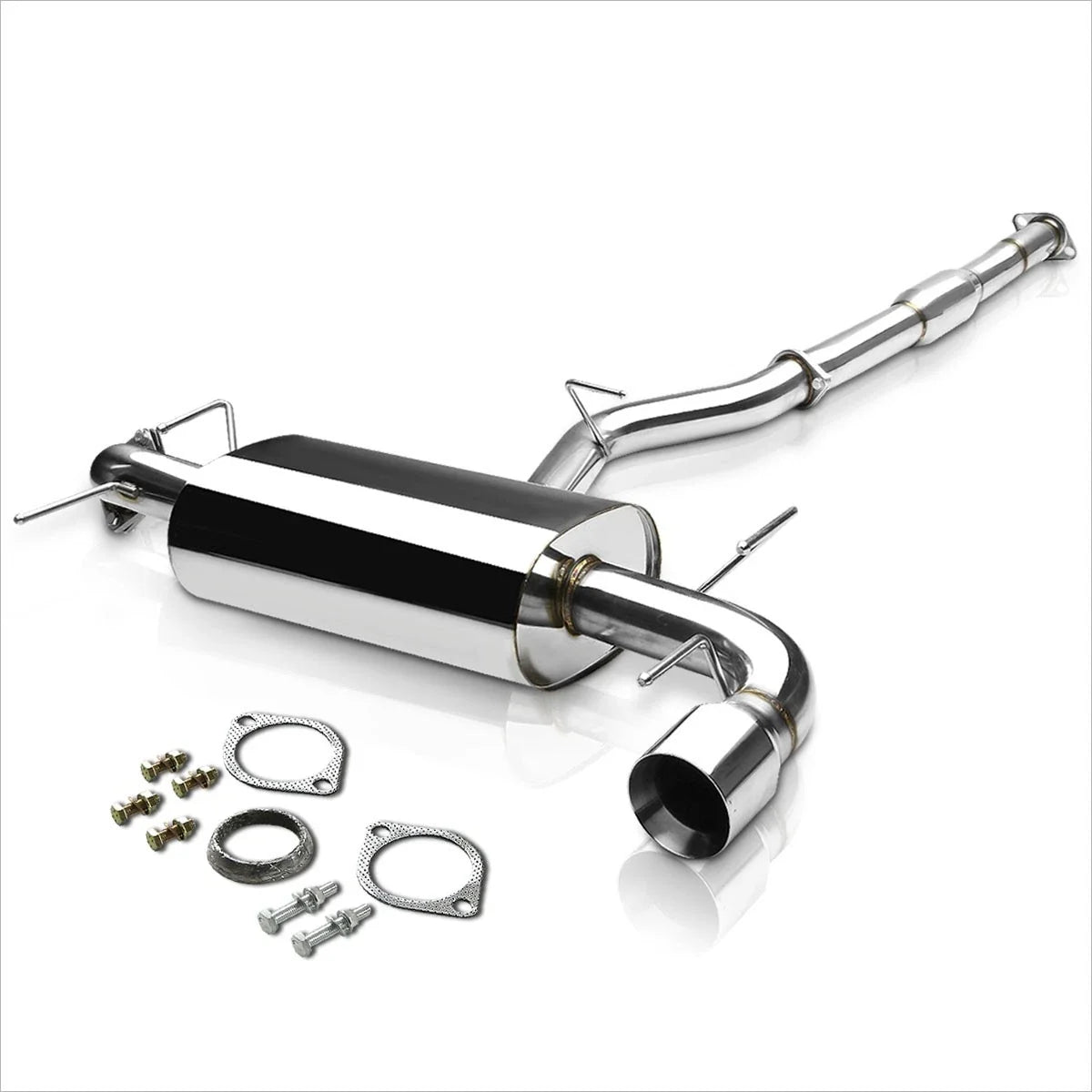4" Rolled Tip Catback Exhaust Muffler for Subaru WRX GE.GV (2008–2014)
