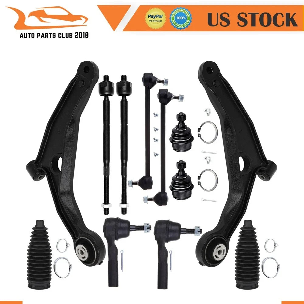 Set of 12 Front Lower Control Arm Ball Joints for Chrysler 200 (2011–2014)