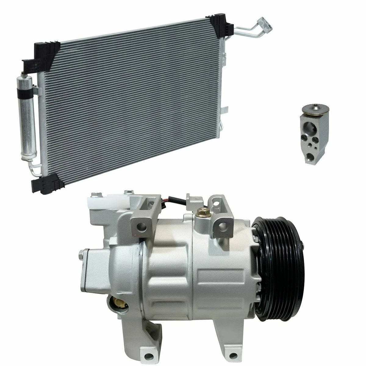 AC Compressor Kit with Condenser for Nissan Altima 2.5L (2017–2018)