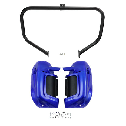 Engine Guard with Lower Vented Fairings for 1997-2008 Harley Touring