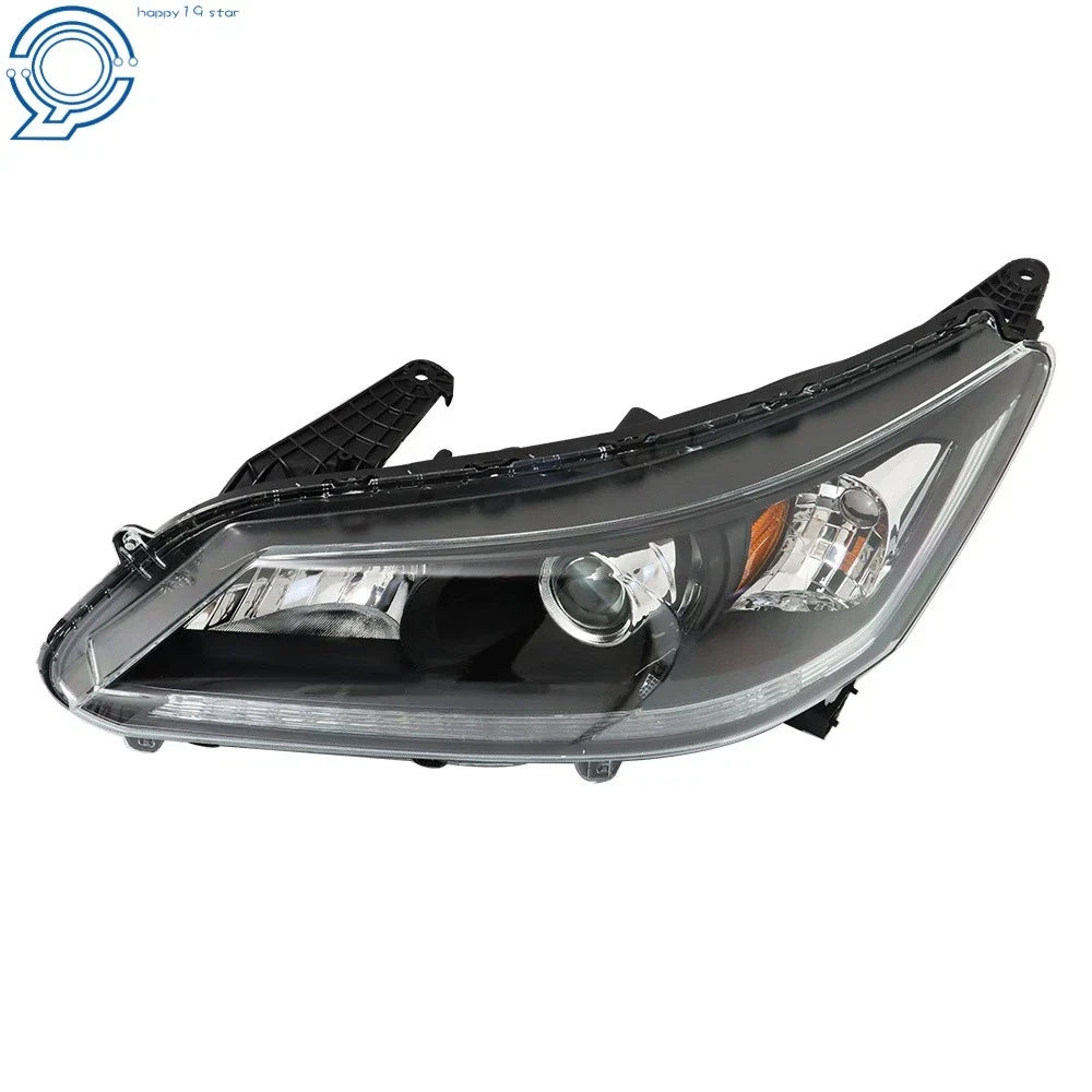 Left Headlight for Honda Accord (2013–2015) Black