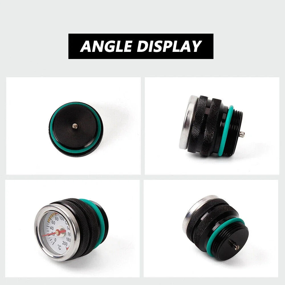 Filler Cap for Motorcycle Oil Temp Gauge (0-200 Celsius)
