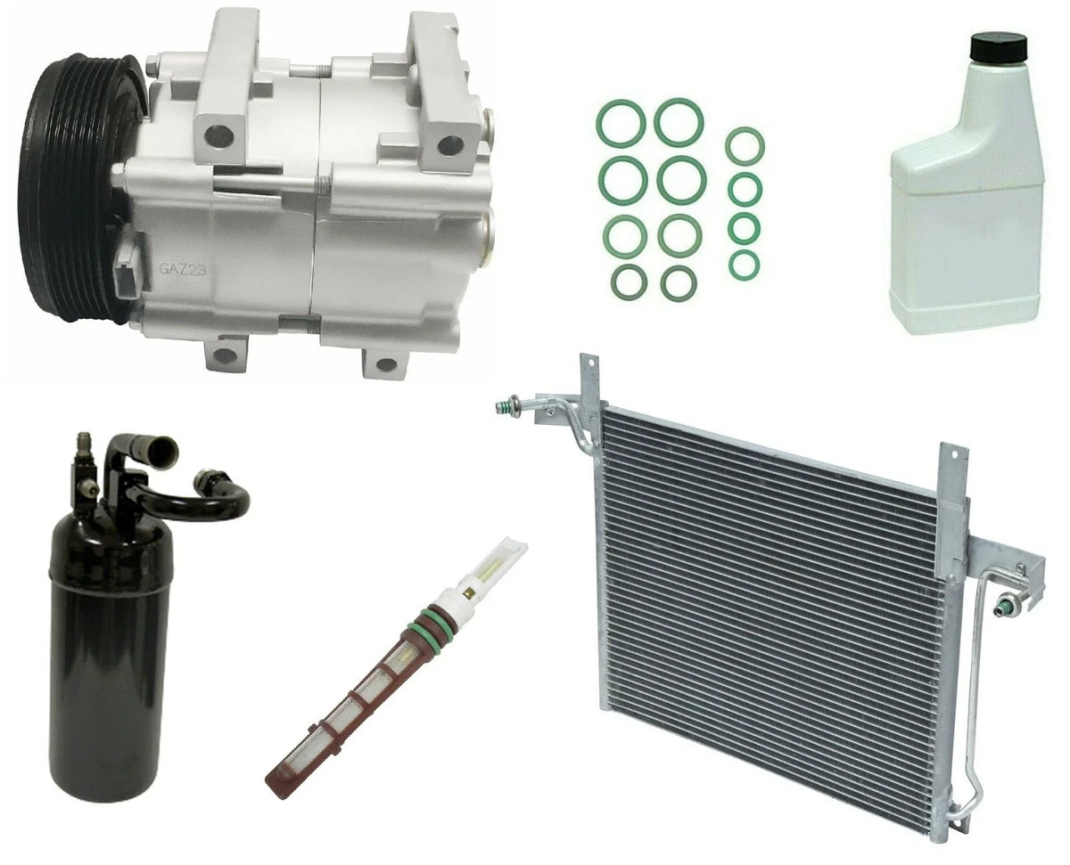 AC Compressor Kit Replacement with Condenser for Holden Commodore (2006–2011)