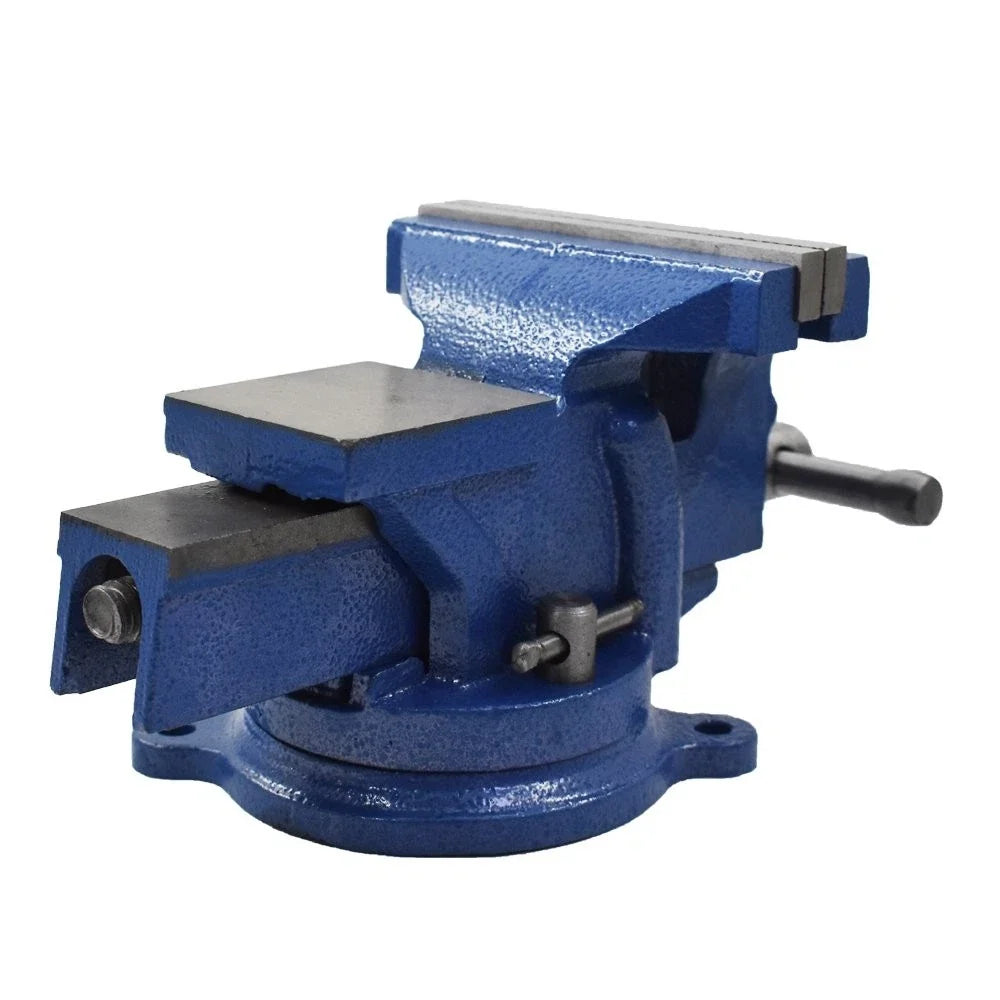 Locking Base Tabletop Clamp Vise with Anvil Swivel 4-Inch