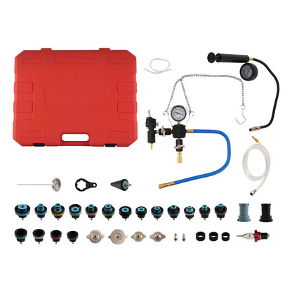 Universal 33Pcs Coolant Radiator Pressure Testing Kit