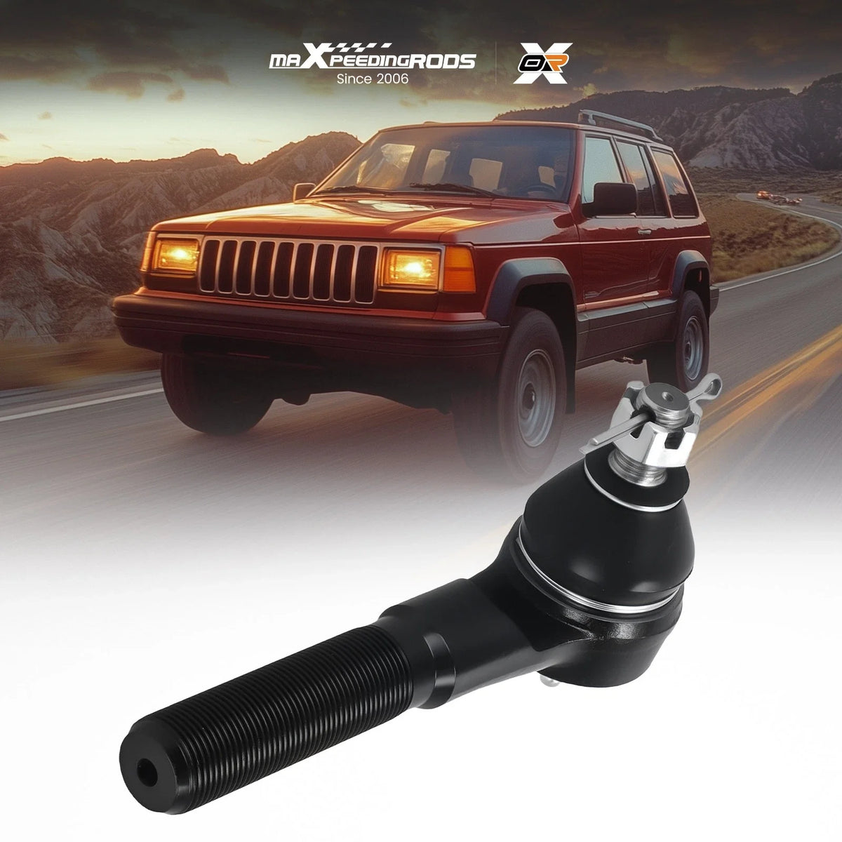 Front Left Outer Tie Rod End for Jeep Comanche Grand Cherokee Wrangler (1984–2006)