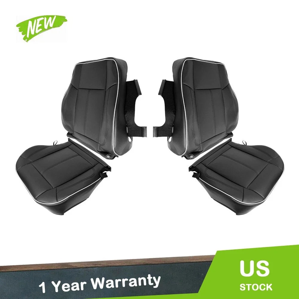 Set of 2 Durable Leather Seat Covers for Hummer H3 (2006–2010)