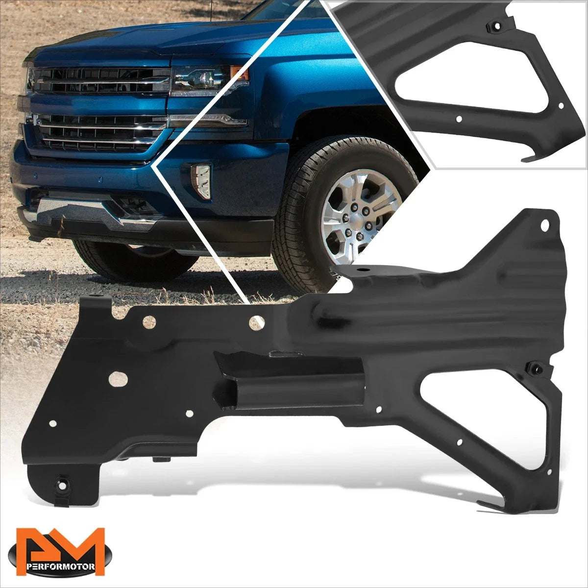 Front Left Inner Support Bracket for Chevrolet Silverado 1500 2016-2019