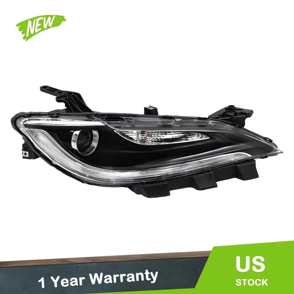 Passenger Side Headlight for Chrysler 200 (2016–2017) Halogen Clear